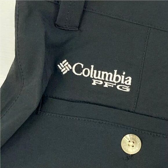 Columbia PFG Mens Omni-Shield Black Fishing Shorts Size 36 - Picture 5 of 8